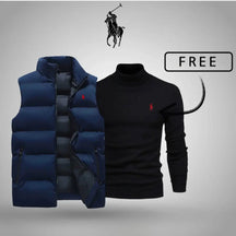 Stile e Comfort Premium – Ottieni il tuo gilet + maglione GRATIS oggi stesso