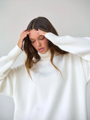 Aurelia – Maglione Oversize a Collo Alto